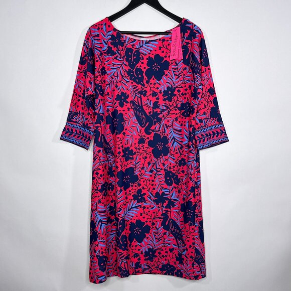 NWT Lilly Pulitzer Braedyn UPF 50+ Nylon-Blend‎ Pull-on My Own Chilly Lilly XL - Picture 2 of 13